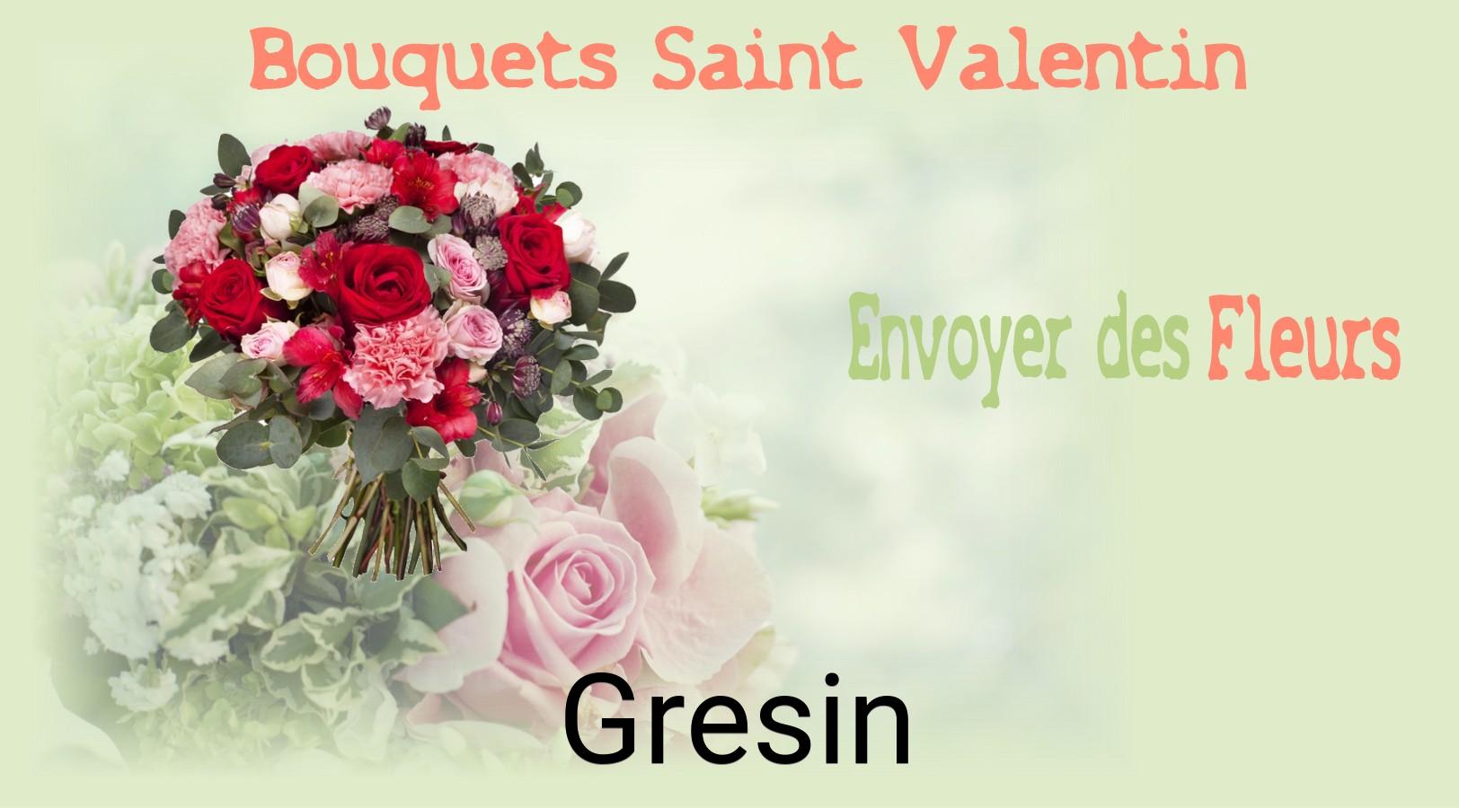 Roses de Saint-Valentin livrées à Gresin